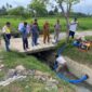 Tim Pemkab Aceh Besar bersama BWS Sumatera I Kementerian Pekerjaan Umum, memfasilitasi pompanisasi di Gampong Capeung Baroh, Kecamatan Seulimeum, Kabupaten Aceh Besar, Selasa (4/8/2026). Foto: Dok. MC Aceh Besar