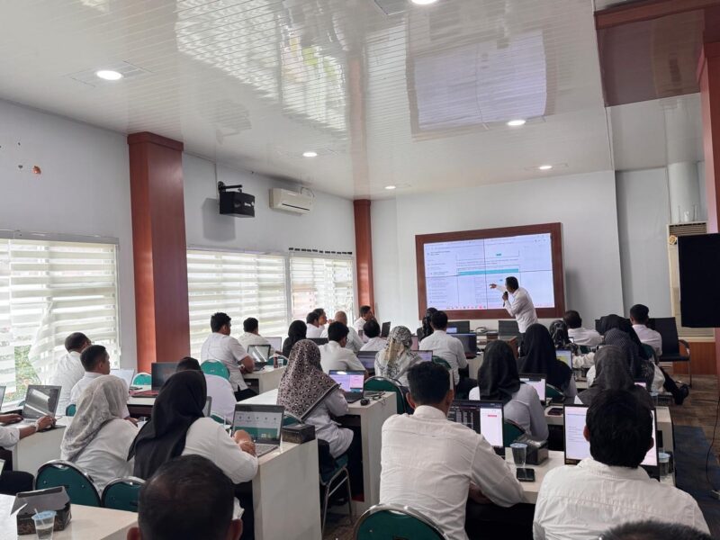 Biro PBJ Setda Aceh memfasilitasi pembuatan akun PPSDM LKPP dan pelatihan kompetensi Pengadaan Barang/Jasa bagi ASN Pemerintah Aceh, Rabu (12/8/2026). Foto: Dok. Istimewa 