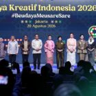 Pembukaan Karya Kreatif Indonesia (KKI) 2026 di Hall A dan B JICC, Jakarta, Kamis (20/8/2026). Foto: Dok. Istimewa 