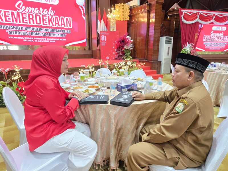 Pertemuan Kepala DSI Aceh dengan Ketua TP PKK Aceh di Anjong Mon Mata, Banda Aceh. Foto: Dok. Istimewa 