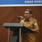 Pemerintah Aceh menyampaikan hasil Monitoring dan Evaluasi Pelayanan Informasi Publik Tahun 2026 dalam kegiatan yang berlangsung di Hotel Ayani, Banda Aceh, Selasa (8/9/2026). Foto: Dok. Istimewa