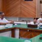 Plt. Sekda Aceh Taufik menerima audiensi Forum Pimpinan Redaksi Multimedia Indonesia (FPRMI) wilayah Aceh di Ruang Rapat Plt. Sekda Aceh, Rabu (2/9/2026). Foto: Dok. Biro Adpim Setda Aceh 