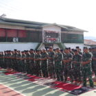 Ket foto: Prajurit dan PNS Kodim 0106/Aceh Tengah mengikuti Salat Istisqa dan doa bersama di Lapangan Tennis Kodim 0106/Aceh Tengah, Selasa (1/9/2026).Dok:ist