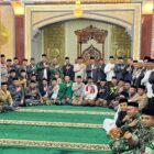 Ket Foto: Personel Kodim 0106/Aceh Tengah mengikuti kegiatan Safari Subuh di Masjid Quba, Kecamatan Bebesen, Aceh Tengah, Rabu (9/9/2026).dok:ist