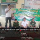 Ket Foto: DanPos Ramil Kute Panang Serma Bukhari menghadiri Musrenbang Desa, Rabu (16/9/2026).dok:Ist