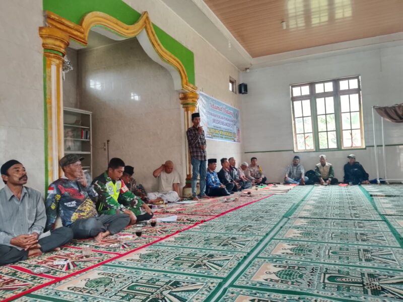 Ket Foto: Babinsa Koramil 02/Bebesen Sertu Suprianto menghadiri Musrenbang Desa Wihnongkal Toa, (17/9/2026).dok:Ist