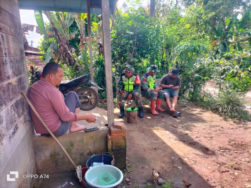Kopka Rajasah mendampingi proses pendataan Program Perlindungan Sosial, Selasa (29/9/2026).dok:Ist