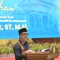 Plt. Sekda Aceh, Taufik, ST, M.Si, saat membuka seremonial Rapat Kerja Daerah (Rakerda) Dewan Kerajinan Nasional Daerah (Dekranasda) Kabupaten/Kota se-Aceh Tahun 2026, yang dirangkai dengan peringatan Hari Kesatuan Gerak (HKG) PKK ke-54, Rapat Konsultasi TP PKK se-Aceh, serta Pameran Kriya Unggulan Tahun 2026, di Anjong Mon Mata, Banda Aceh, Jumat (11/9/2026). Foto: Dok. Biro Adpim Setda Aceh 