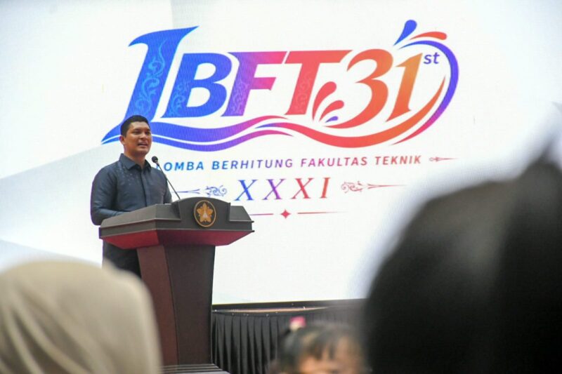 Wakil Wali Kota Banda Aceh Afdhal Khalilullah membuka Lomba Berhitung Fakultas Teknik XXXI (LBFT-XXXI) Kota Banda Aceh di Gedung AAC Dayan Dawood, Banda Aceh, Minggu (13/9/2026). Foto: Dok. Prokopim Kota Banda Aceh