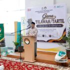 Staf Ahli Bidang SDM dan Keistimewaan Aceh Setdakab Aceh Barat Bukhari, ST., mewakili Bupati Aceh Barat membuka kegiatan Gema Tilawah/Tartil dan Maulid Nabi Muhammad SAW sekaligus launching Rumah Amal Nusa Dhien di Aula BSI KCP Meulaboh, Kamis (3/9/2026). Foto: Dok. Istimewa