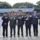 Wakapolda Aceh Brigjen Pol. Ari Wahyu Widodo menghadiri upacara peringatan HUT ke-81 TNI di Lapangan Blang Padang, Kota Banda Aceh, Senin (5/10/2026). Foto: Dok. Istimewa