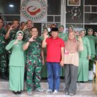 Dandim 0106/Aceh Tengah Letkol Czi. Rudy Hariyanto bersama Mayjen TNI (Purn.) Eddy Supriyanto, S.IP., saat kegiatan silaturahmi dan anjangsana menjelang HUT ke-81 TNI di Ketiara Coffee, Aceh Tengah, Sabtu (3/10/2026).dok:Ist