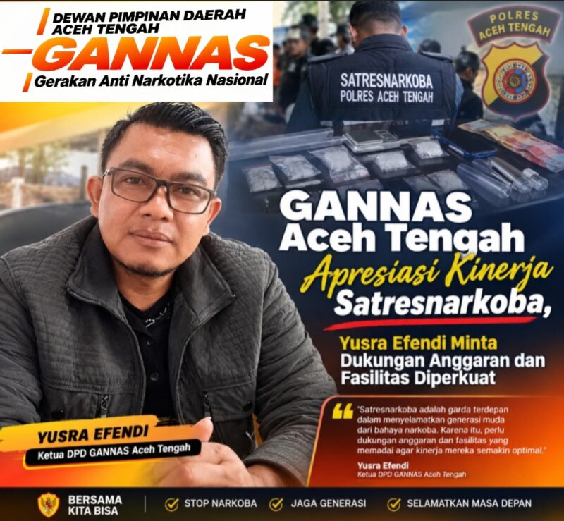 ‎Ketua DPD GANNAS Aceh Tengah, Yusra Efendi.Senin,(26/10/26). Foto:Doc, rizkan/acehnow.com