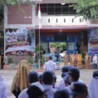 Sekda Kota Banda Aceh Jalaluddin bersama peserta mengikuti kegiatan Tagana Masuk Sekolah untuk meningkatkan kesiapsiagaan menghadapi bencana sejak dini, Senin (12/10/2026). Foto: Dok. Prokopim Kota Banda Aceh